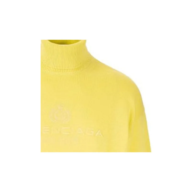 Balenciaga Cashmere Sweaters Men Yellow-2