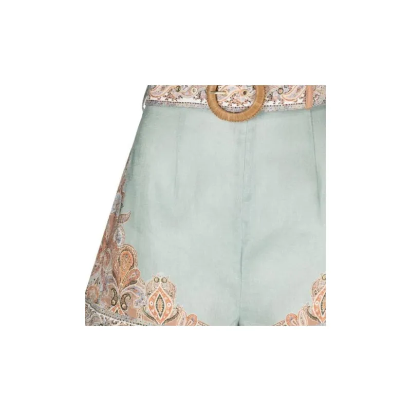 Zimmermann Devi Linen Shorts-1