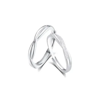 NVBBK Sterling Silver Rings Unisex