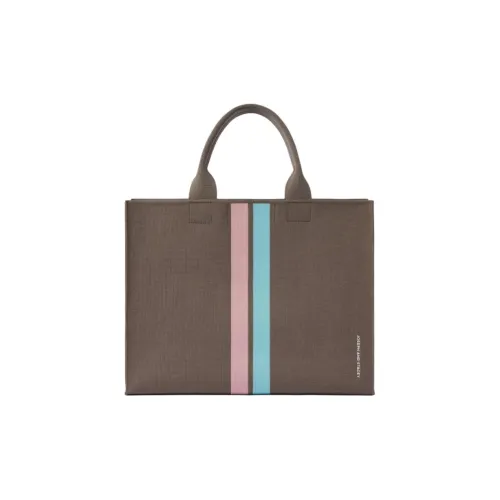 JOSEPH&STACEY Polyester Tote Bag Shopping Bag Handbag Large Size Women's Coffee