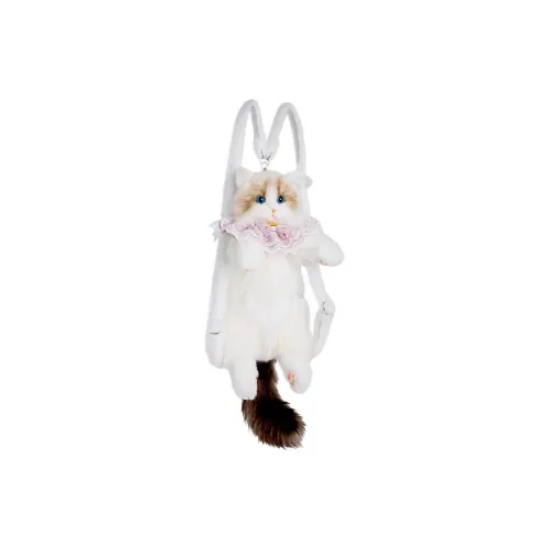 BGAY Plush Backpack Women's White