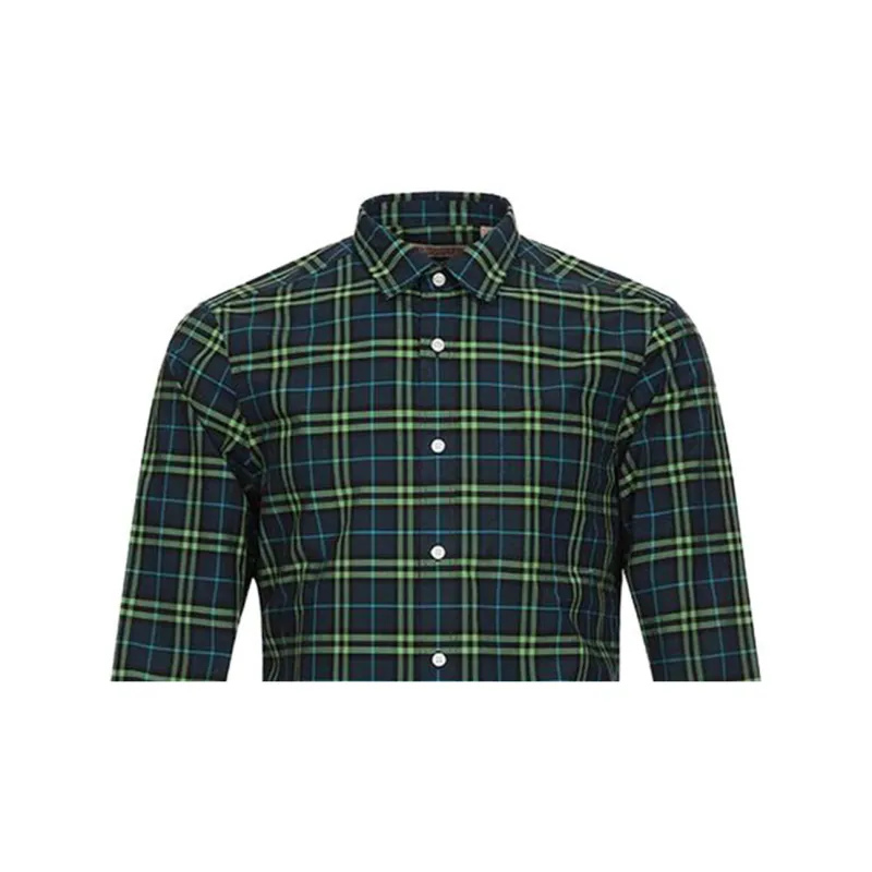 Burberry Shirts Men Green-5