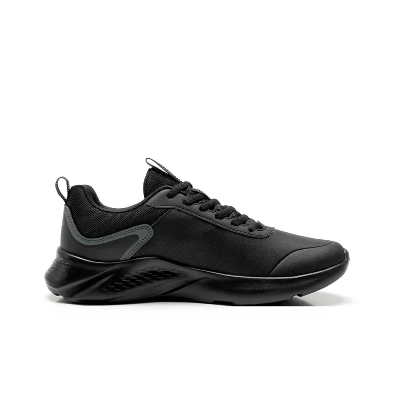 XTEP Low Top Running Shoes Men's Black/Charcoal Gray-1