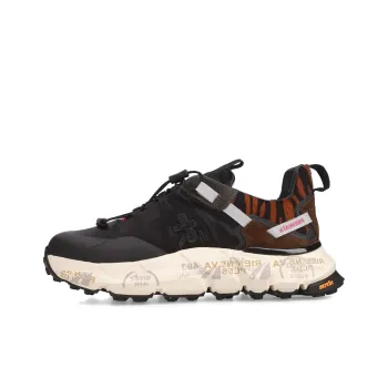 PREMIATA Cross-d 374 Wear-Resistant Low-Top Casual Shoes Women's Black
