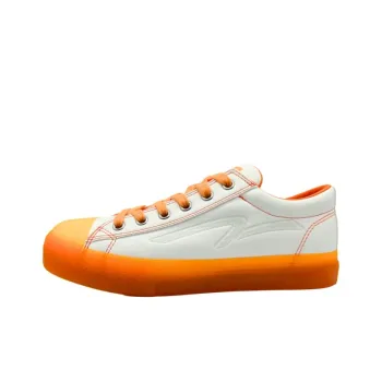 QIANJIN Low Top Skateboard Shoes Women's Neon Orange