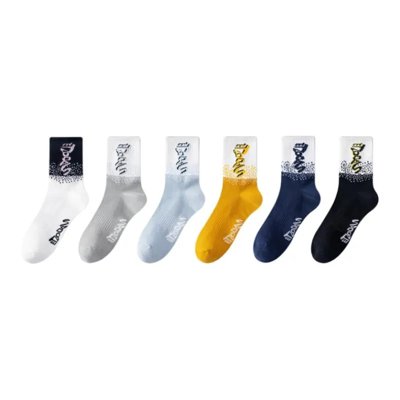 MIIOW Mid Calf Socks Unisex Combo Set-36