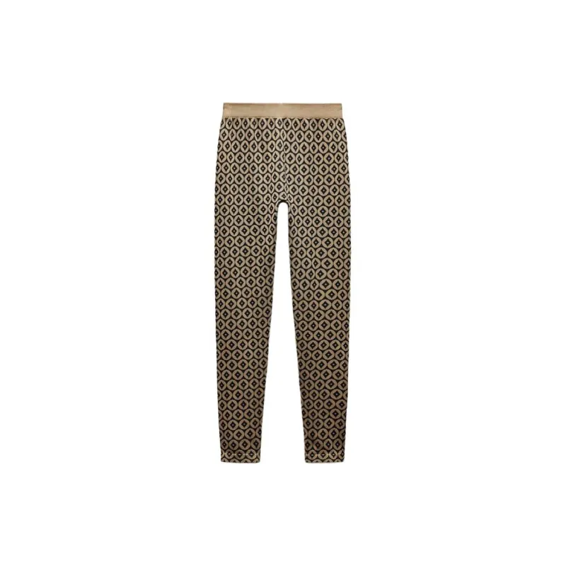 ZARA SKI Skiing Series Leggings Women's Tan-1
