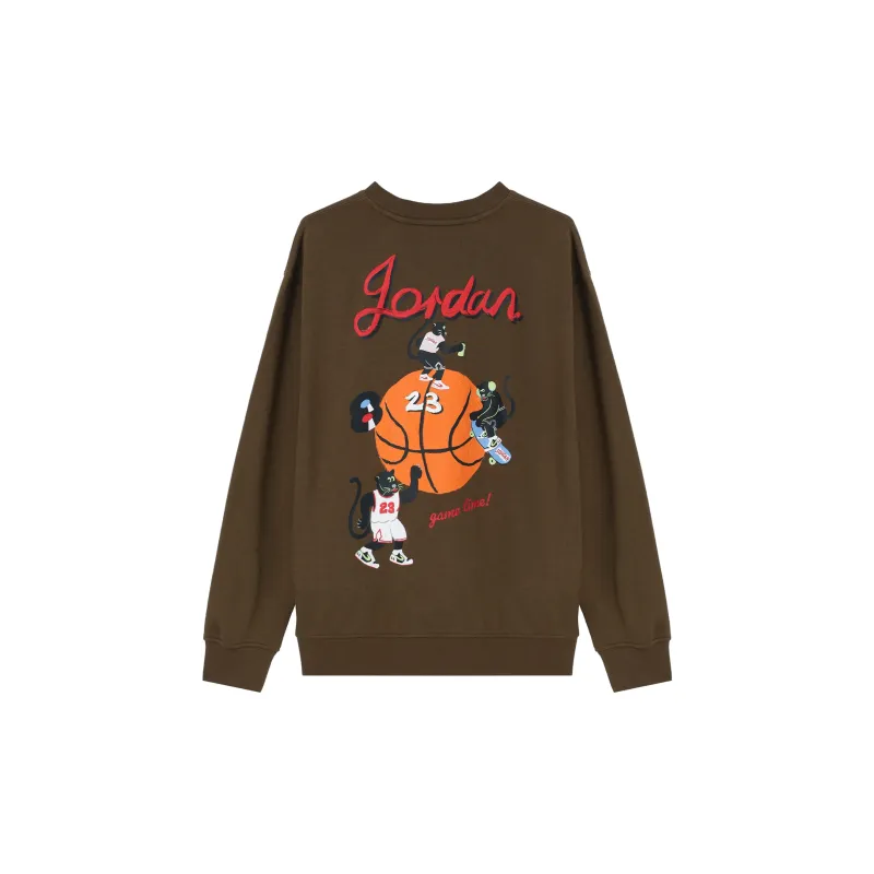 Jordan Sweatshirts Men Olive-1