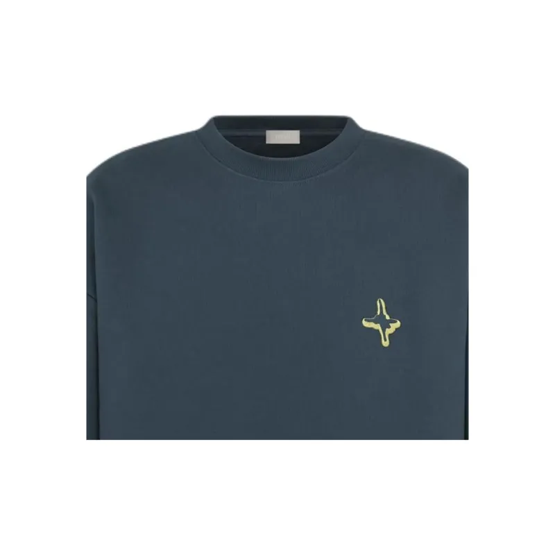DIOR Sweatshirts Men Blue-5
