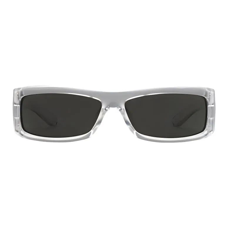 GUCCI Injection Molding Irregular Shape Sunglasses Men's Transparent-0
