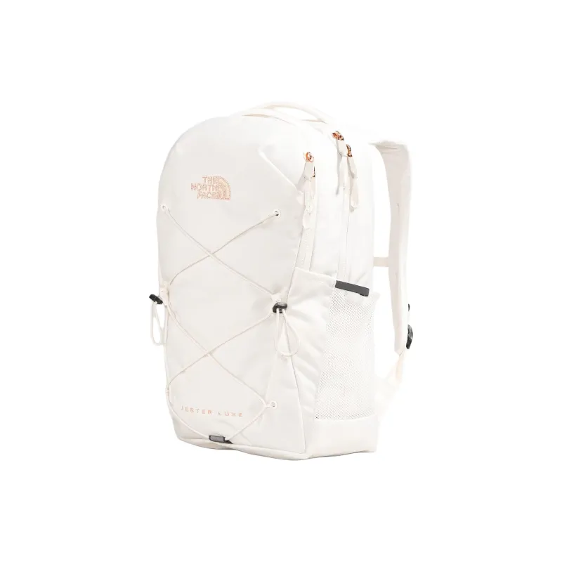 THE NORTH FACE Jester Recycled Polyester Backpack Women's Gardenia White & Coral Metallic-1