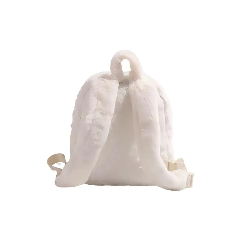 MINLUBAOLUO Cotton Backpack Women's White-4