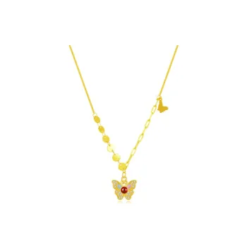 Chongqing Gold Store S925 Silver Necklaces Women's