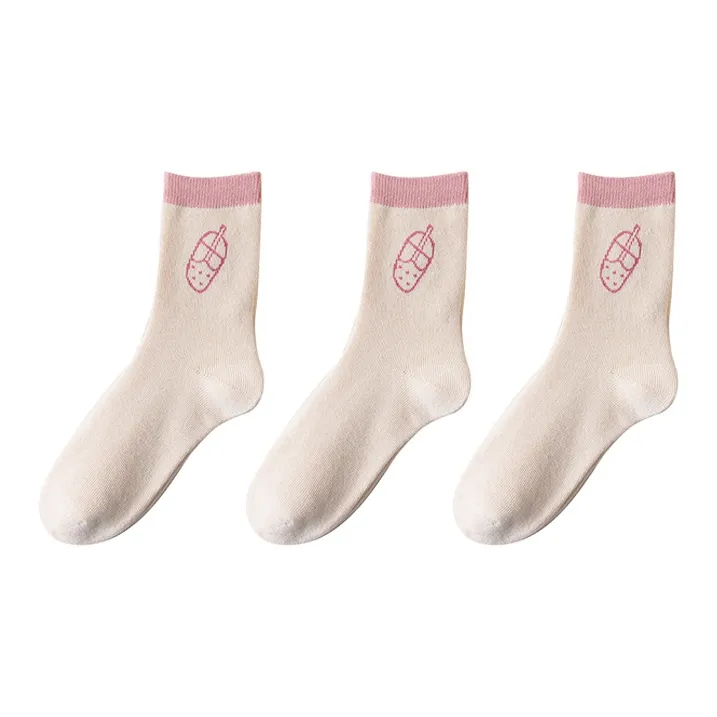 Cotton Gene Mid Calf Socks Women's Combo Set-0
