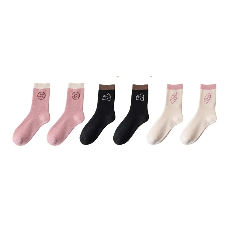 Cotton Gene Mid Calf Socks Women's Combo Set-19