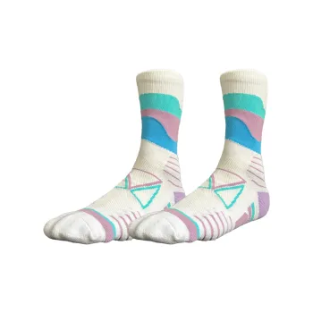 UZPO Basketball Socks Unisex 2 Pack White Cotton Candy