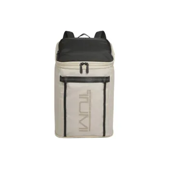 TUMI Nylon Backpack Unisex Chalk White