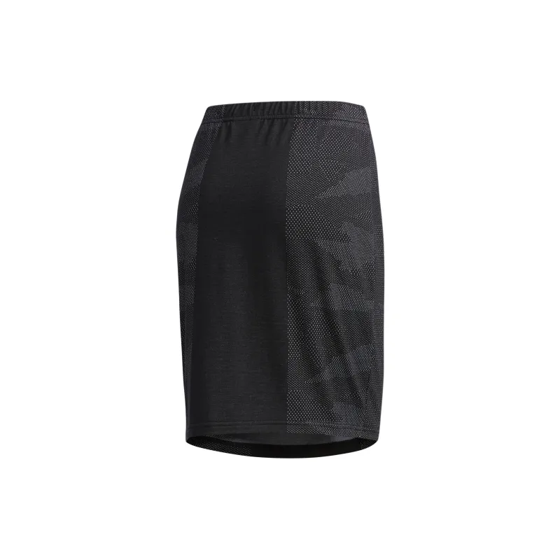 Adidas Casual Short Skirts Women's Black Gray-1