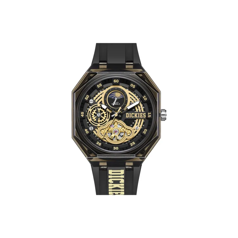 Dickies Starlight Collection Wrist Watch Mechanical Movement Cut Out Dial Unisex Shopping Bag+Box-18