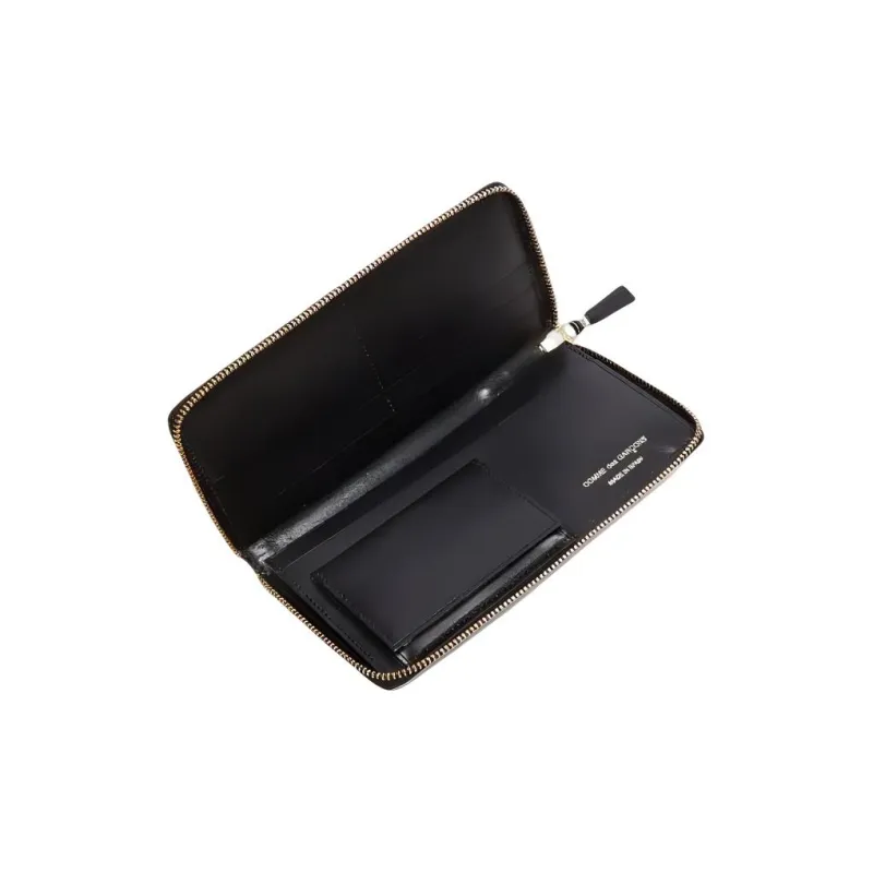 CDG Calfskin Wallet Regular Unisex Black-4