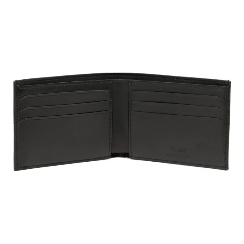 TUMI Leather Wallet Men's Black-2