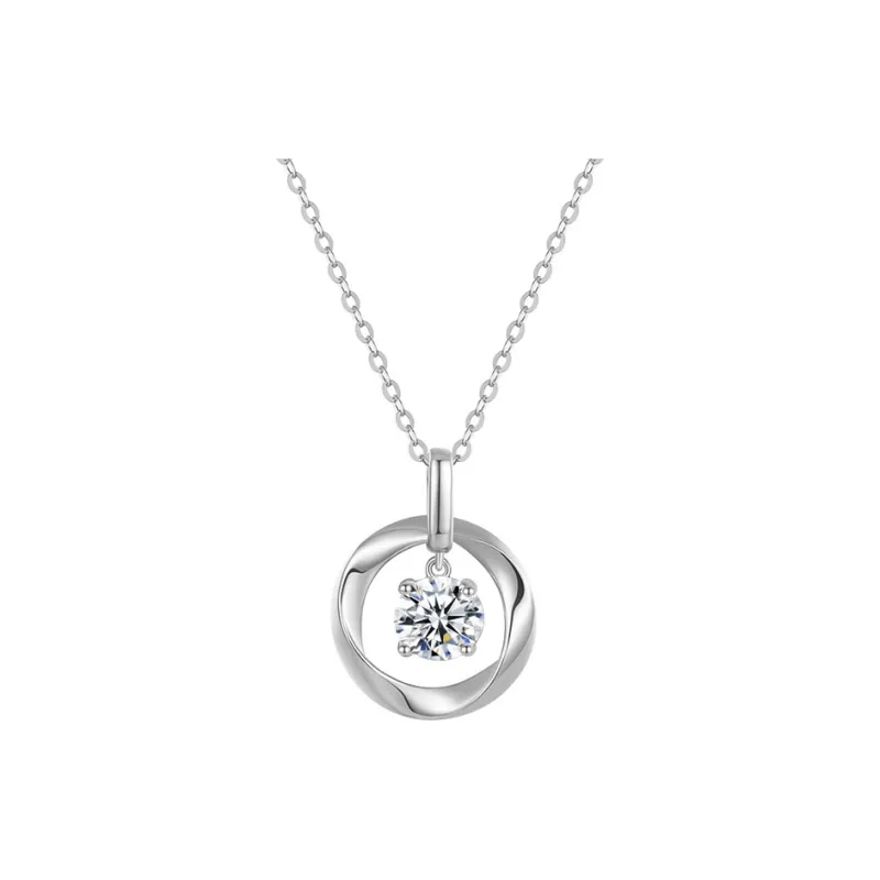 ZUOHUO S999 Fine Silver Necklaces Women's Silver White-6