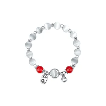 FAIRWHALE Cat's Eye Stone Jade Bracelets Women's