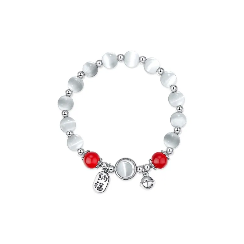 FAIRWHALE Cat's Eye Stone Jade Bracelets Women's-0