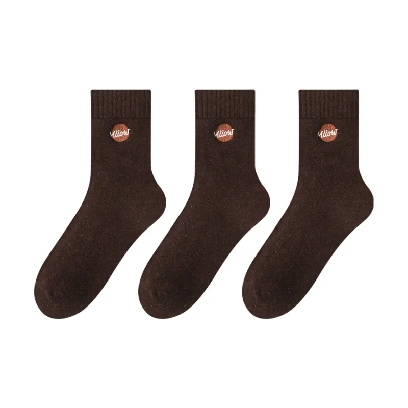 MIIOW Mid Calf Socks Unisex 3 Pack-9