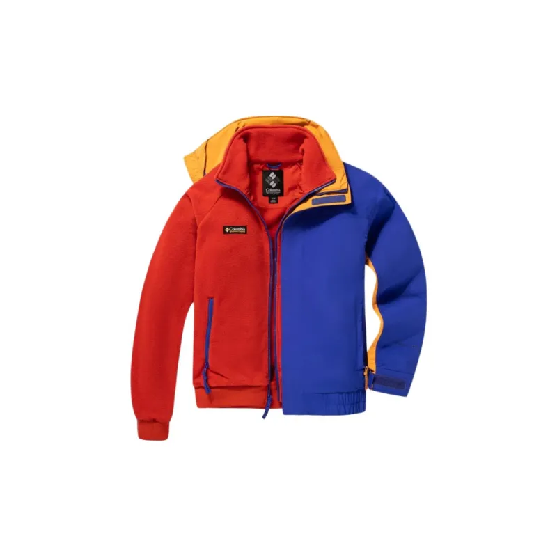 Columbia Waterproof And Windproof Windbreaker Jacket Men Blue-2