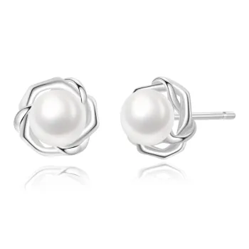 Branded Jewelry Pearl Stud Earrings Women's