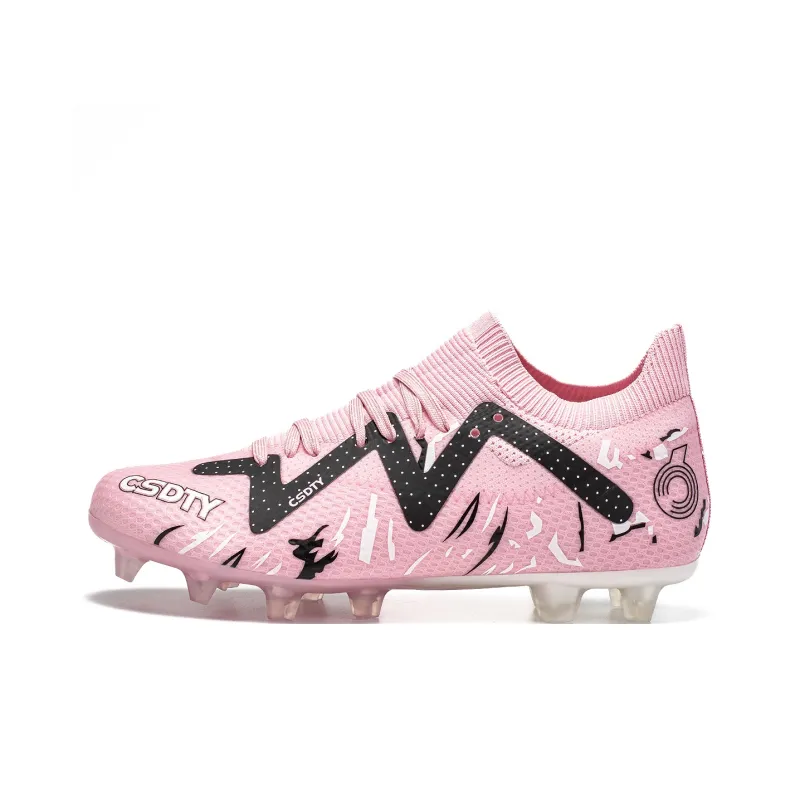 BIANSULONG Soft Ground Firm Ground Cushioning, Slip Resistant, Abrasion Resistant Coverage Soccer Shoes Unisex-0