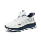 8825 White Blue-Fleece-Lined