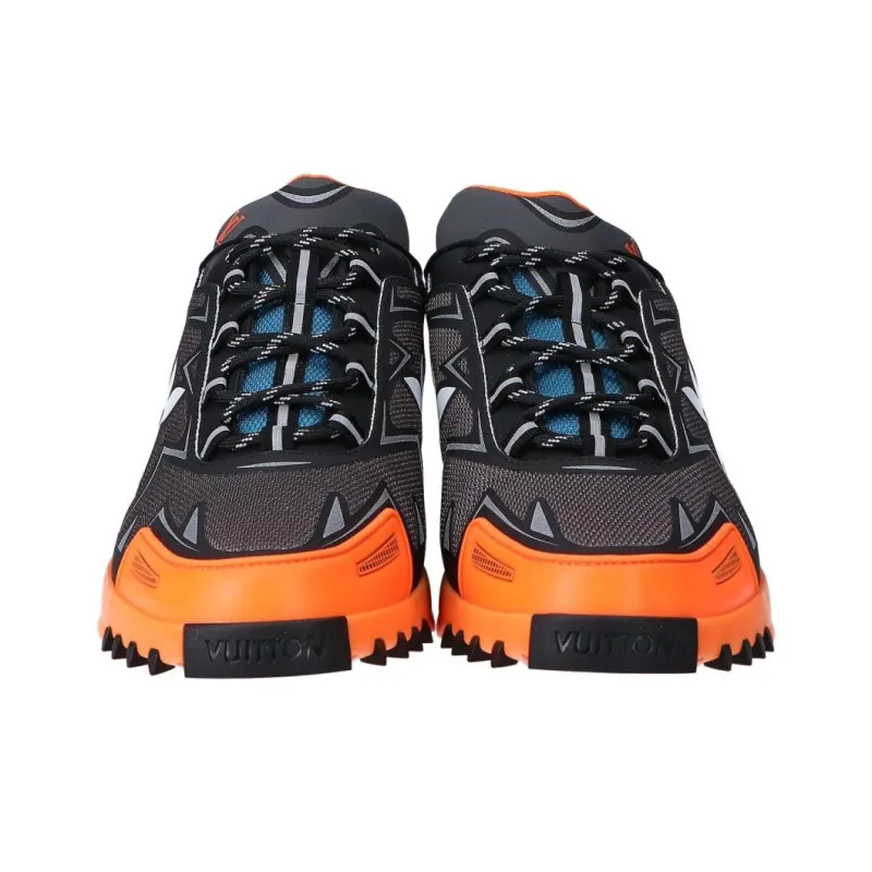 LOUIS VUITTON Lv Sprint Sneakers 'Grey Orange'-2