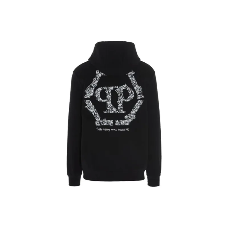 PHILIPP PLEIN Money Graphic print Hoodie-1