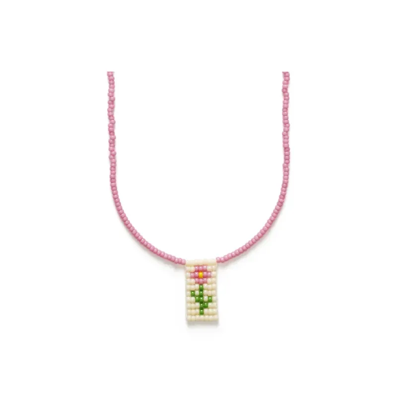 ANNI LU Brass 14K Gold-Plated E-Coated Glass Beads Freshwater Pearl Necklaces Unisex Pink-0