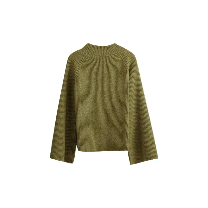 Olrain Sweater Women's Olive Green-1