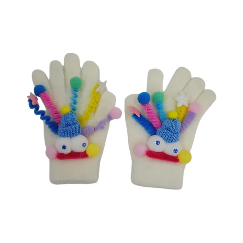 PINKORANGE Acrylic Gloves Unisex-1