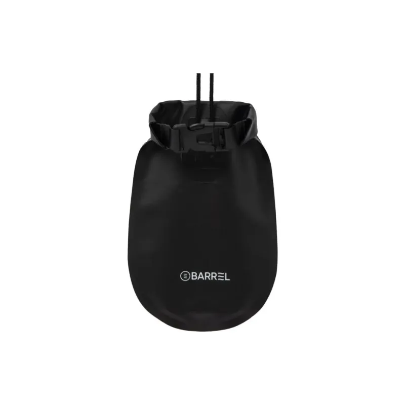 BARREL PVC Shoulder Bag Unisex Black-2