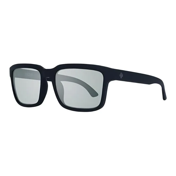 SPY Plastic Rectangular Sunglasses Unisex Black-0