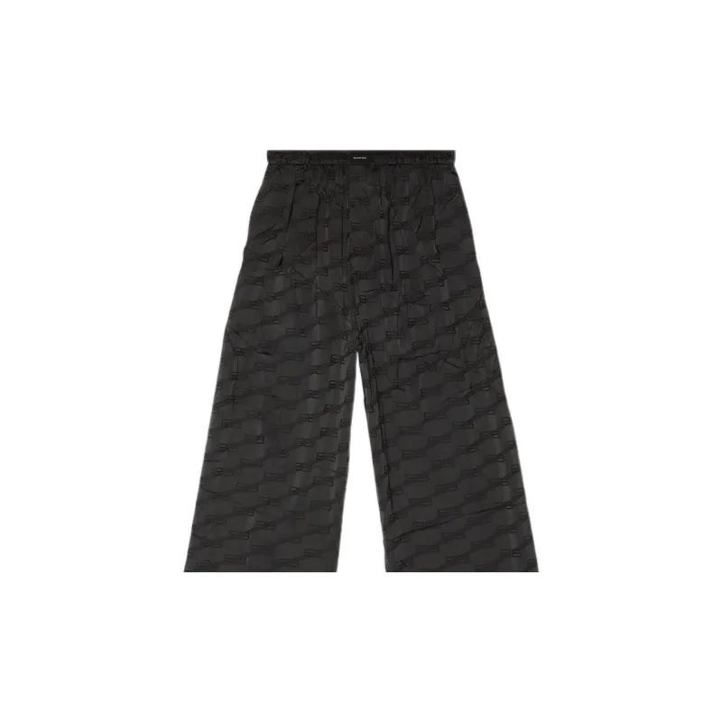 Balenciaga Balenciaga BB MONOGRAM FW22 Casual Pants Men's Black-2