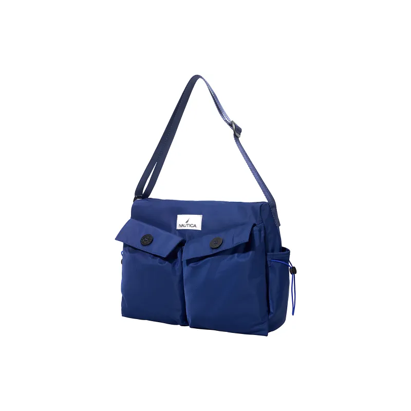 NAUTICA Nylon Shoulder Bag Regular Unisex Royal Blue-1