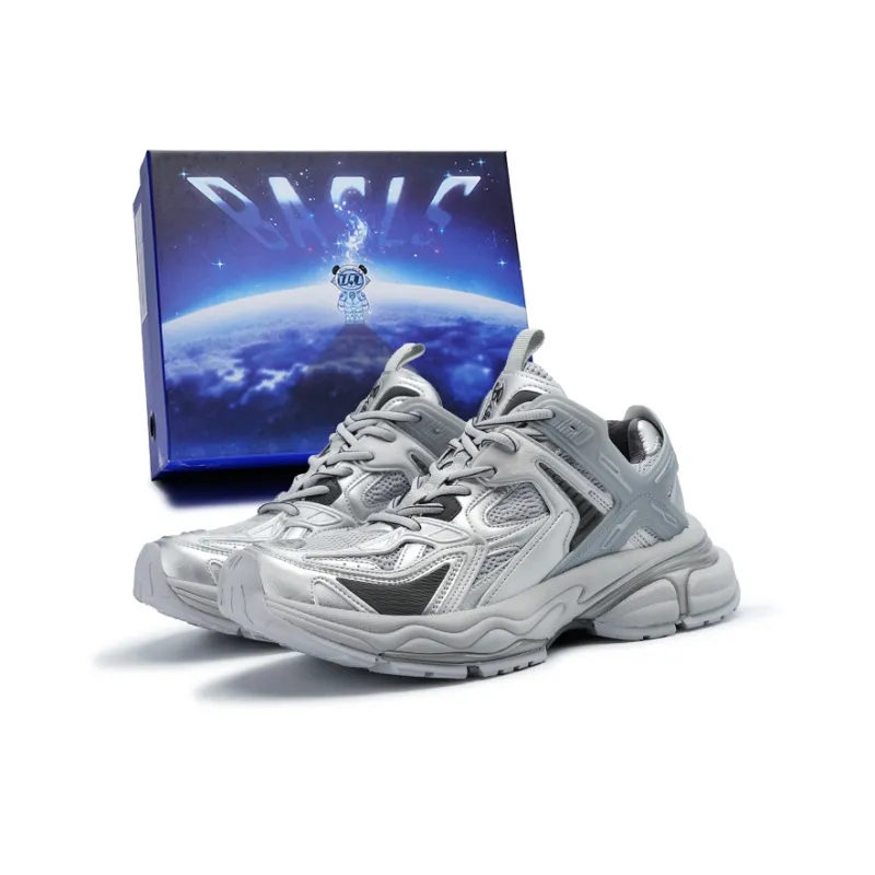 BASLS Moon Exploration Collection Trendy Versatile Low Top Chunky Sneakers Unisex-46