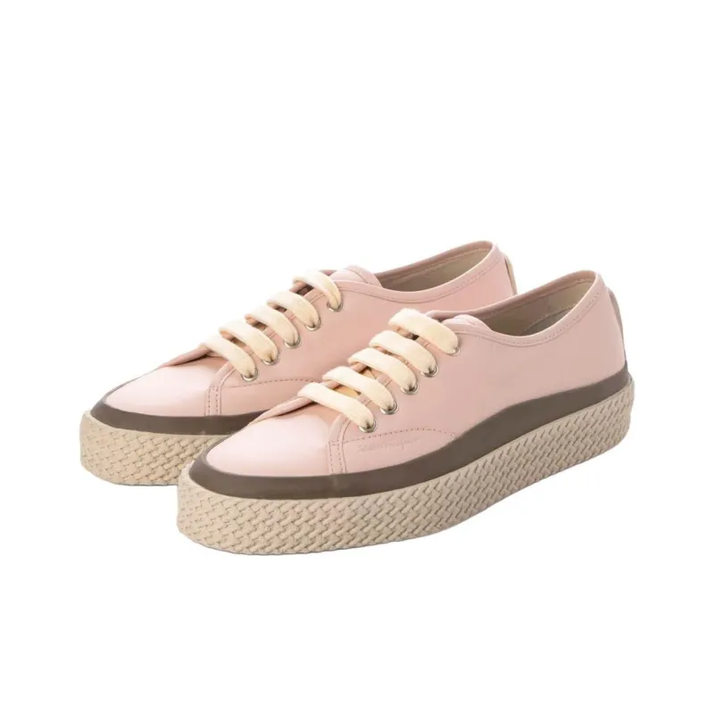 FERRAGAMO Low Top Skateboard Shoes Women's Pink-3