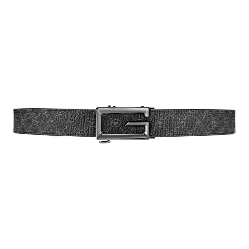 FAIRWHALE Pvc Leather Belts Men's Width 3.5CM-3