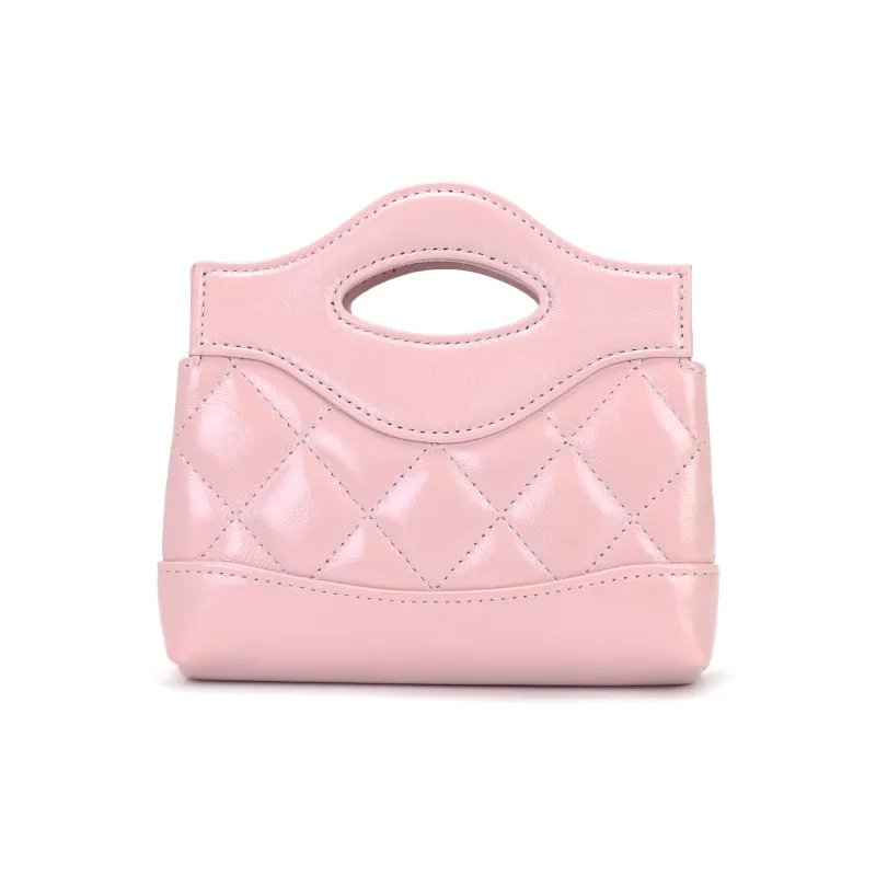 CHANEL Bright Lambskin Handbag, Shoulder Bag, Crossbody Bag Extra Mini Unisex Light Purple-2