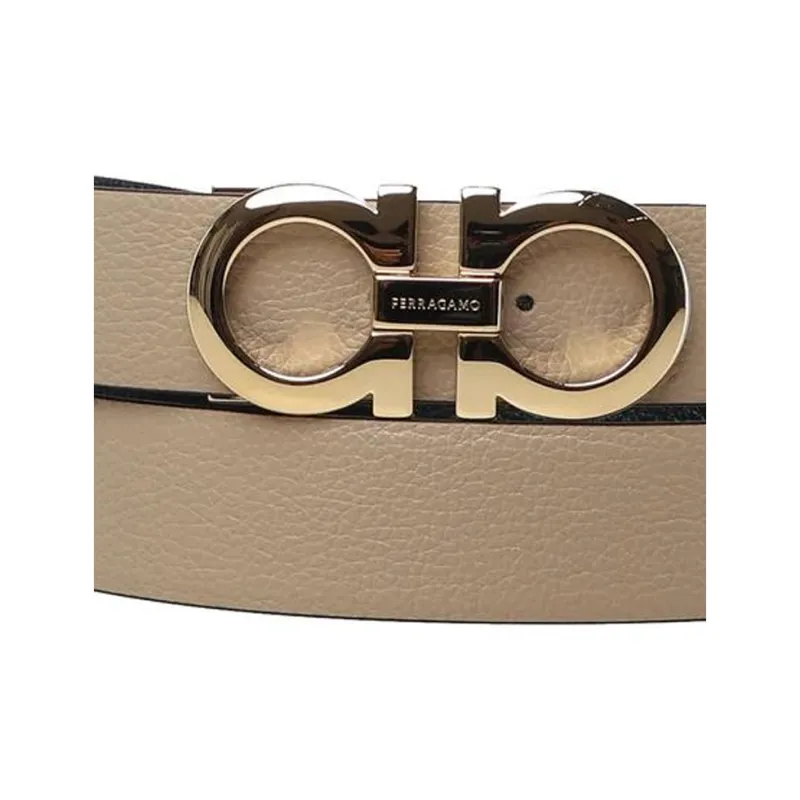 Ferragamo Gancini Buckle Reversible Belt-1