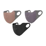 Coral Orange+Violet+Deep Black