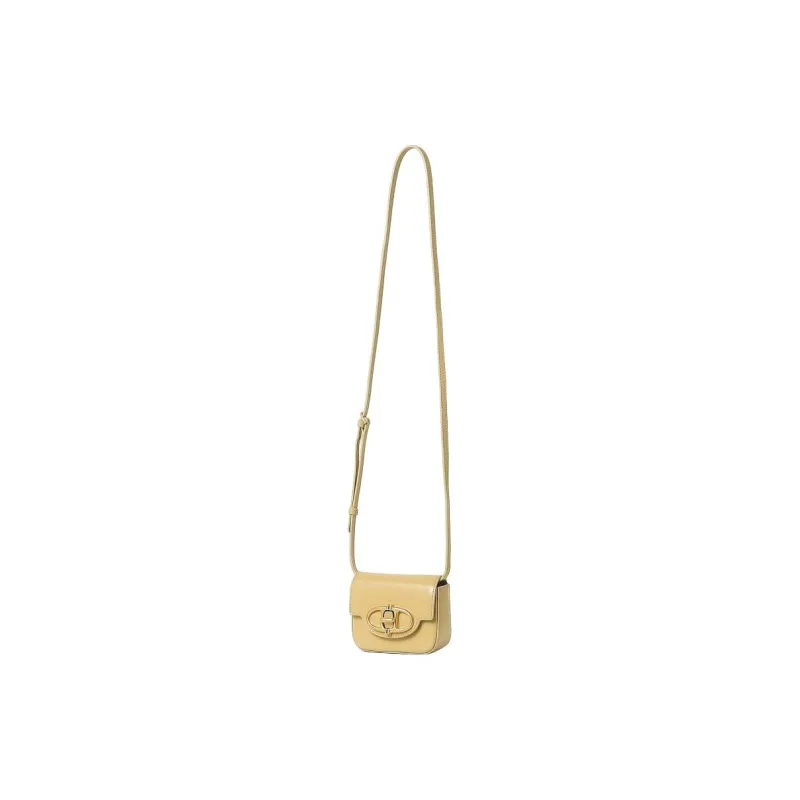 ATHE VANESSABRUNO Leather Crossbody Bag Shoulder Bag Extra Mini Women's Mustard-1