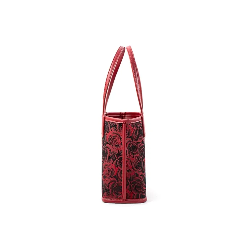 Vigno Synthetic Leather Woolen Handbag Combo Bag Regular Women's Red-31